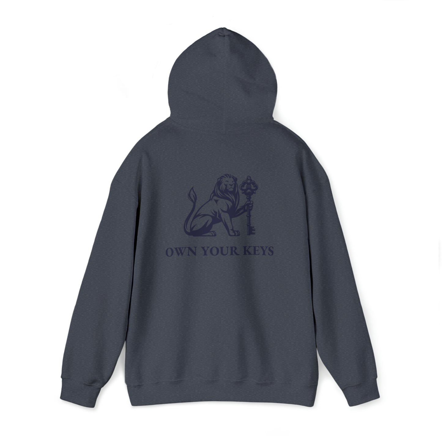 OWN YOUR KEYS HOODIE (BLACK LOGO) UNISEX ADD 1 SIZE FOR MEN