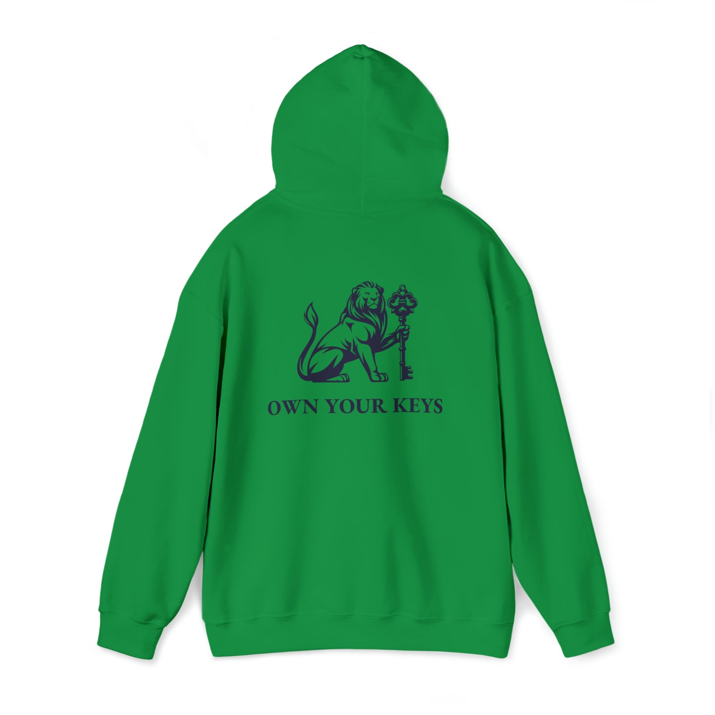 OWN YOUR KEYS HOODIE (BLACK LOGO) UNISEX ADD 1 SIZE FOR MEN