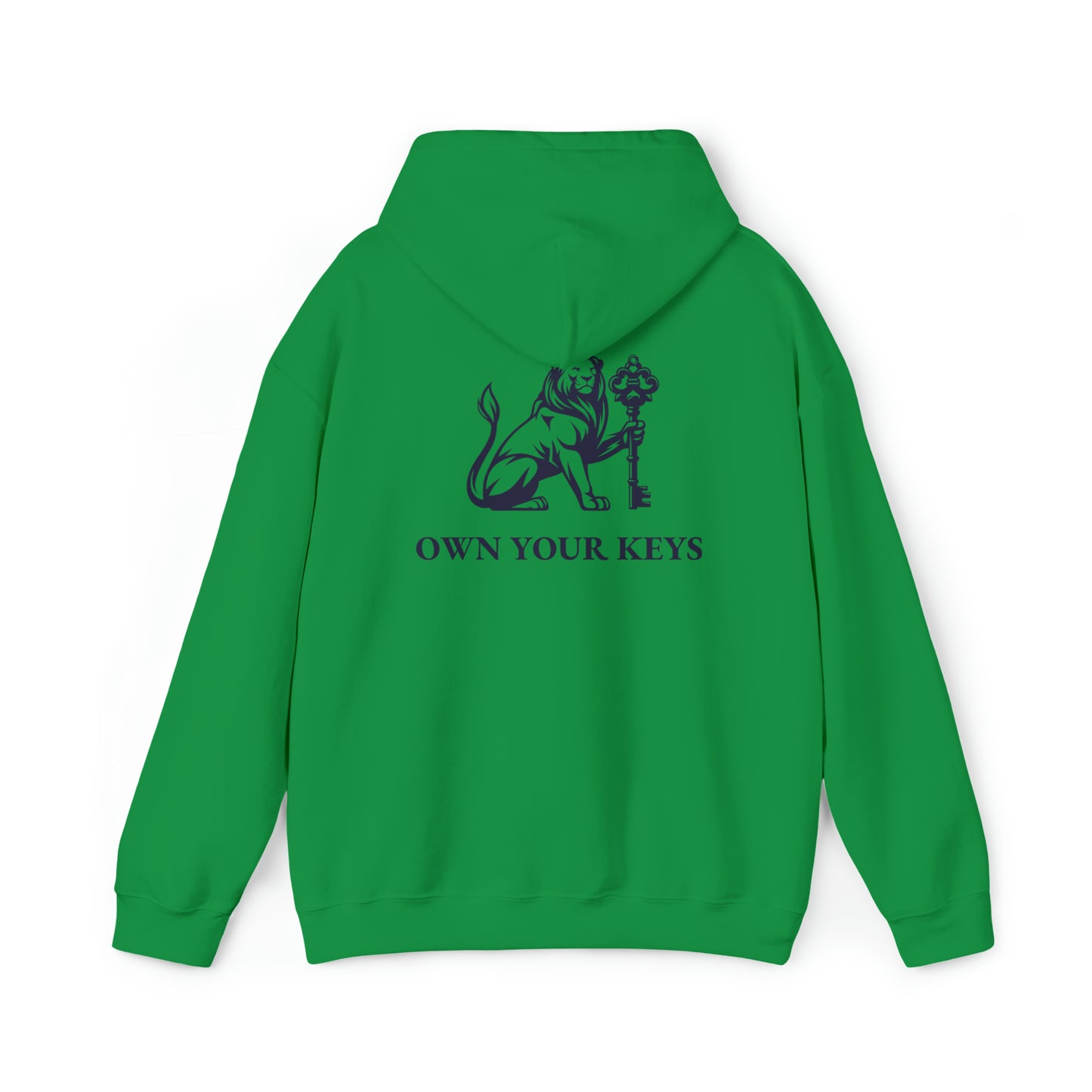 OWN YOUR KEYS HOODIE (BLACK LOGO) UNISEX ADD 1 SIZE FOR MEN