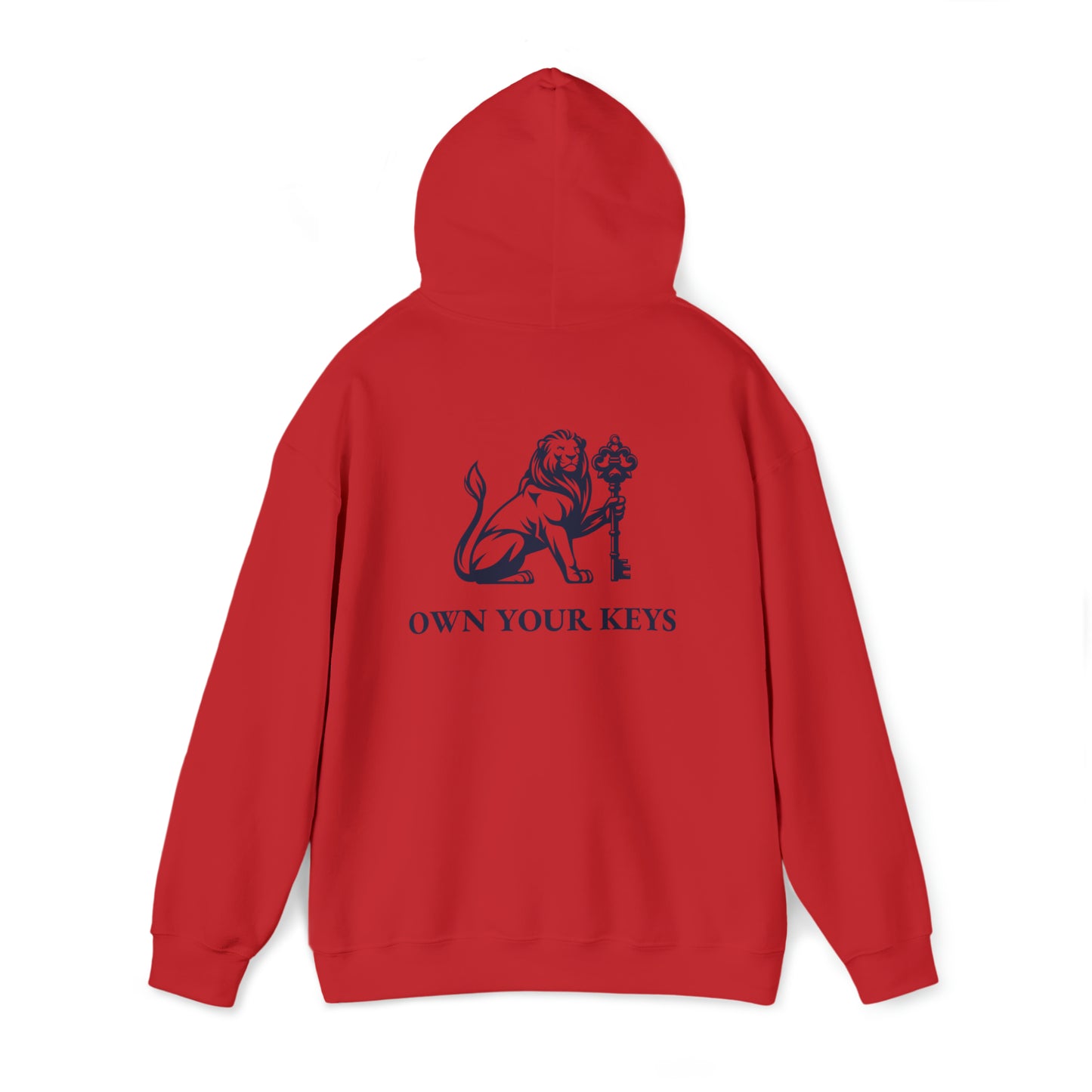 OWN YOUR KEYS HOODIE (BLACK LOGO) UNISEX ADD 1 SIZE FOR MEN