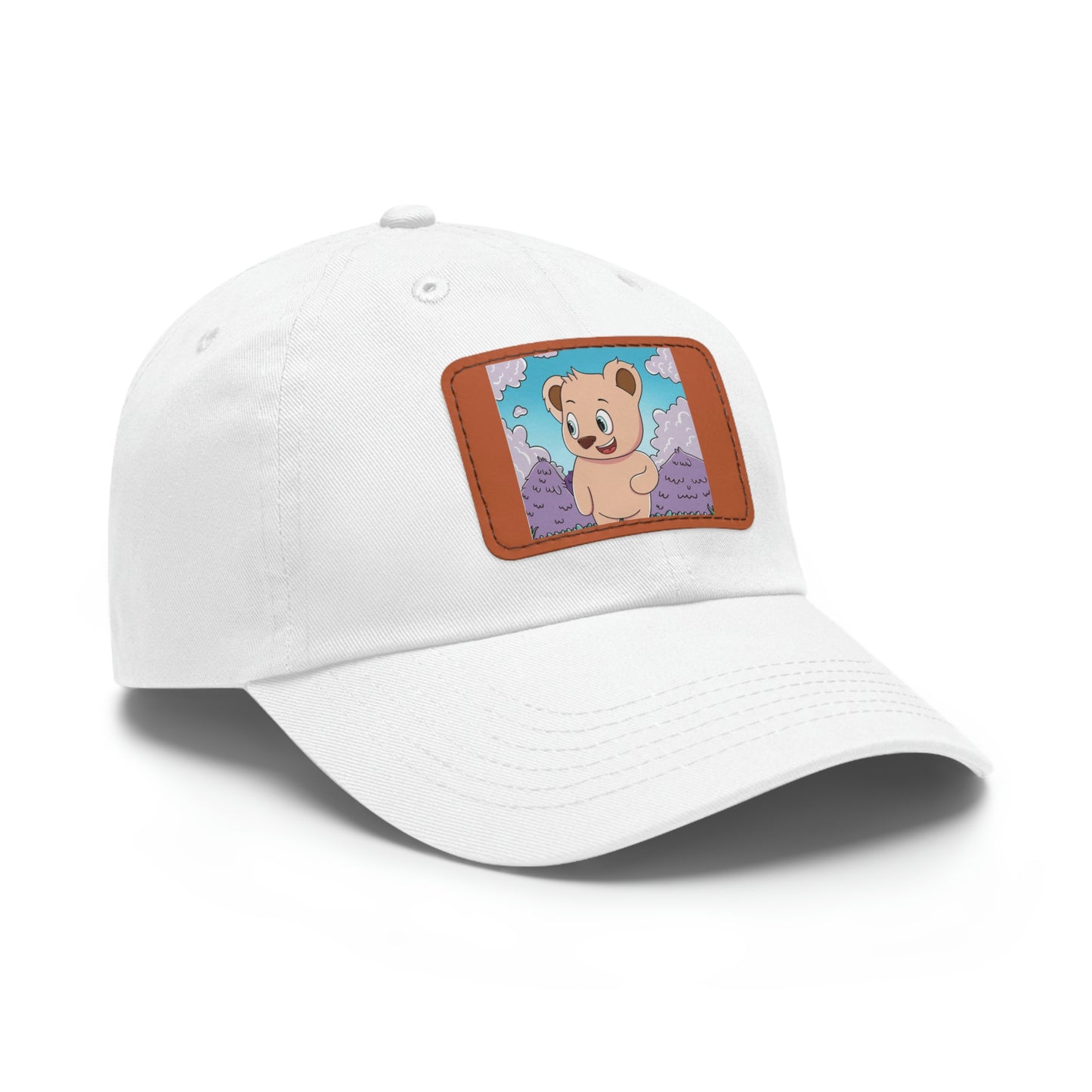 Dad Hat with Leather Patch