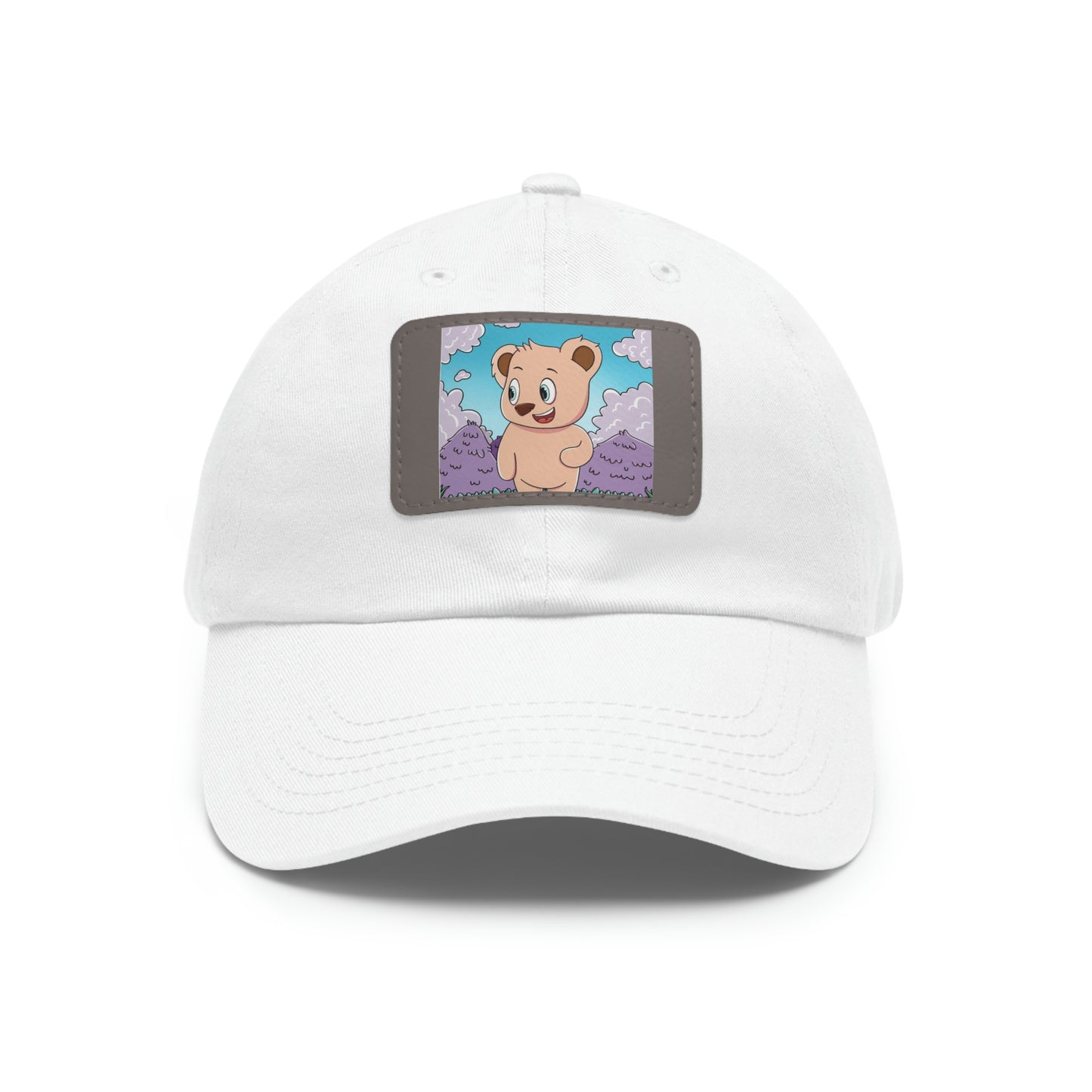 Dad Hat with Leather Patch