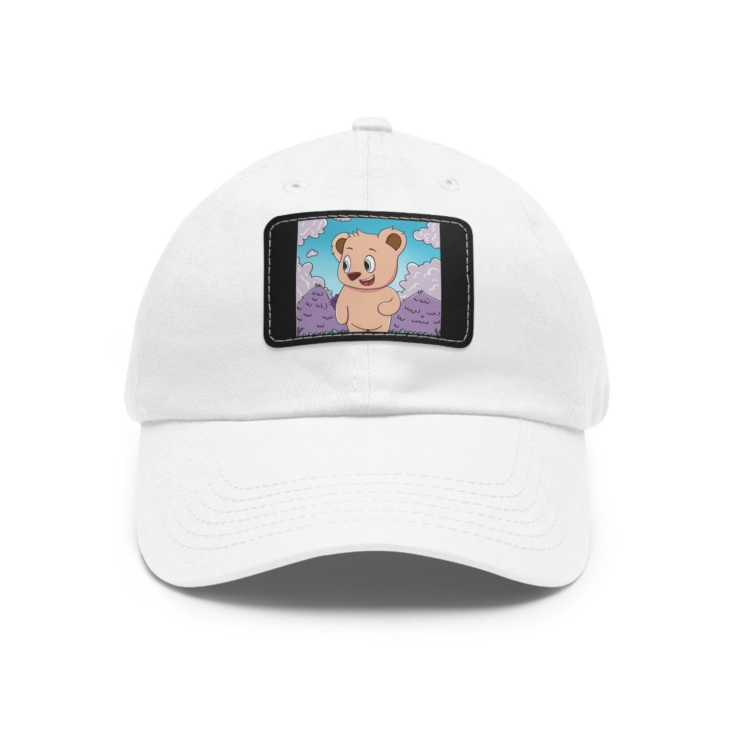 Dad Hat with Leather Patch