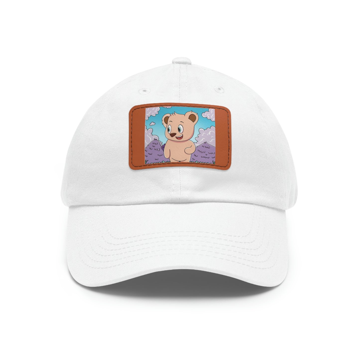 Dad Hat with Leather Patch