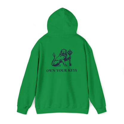 OWN YOUR KEYS HOODIE (BLACK LOGO) UNISEX ADD 1 SIZE FOR MEN