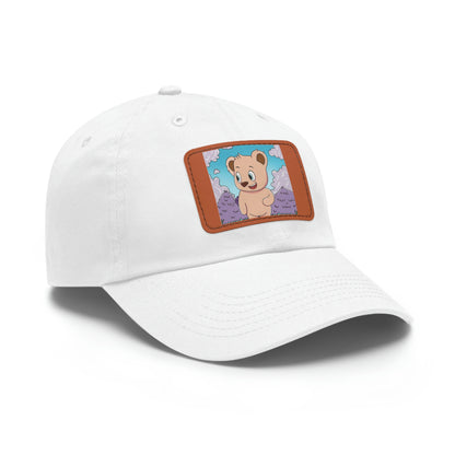 Dad Hat with Leather Patch