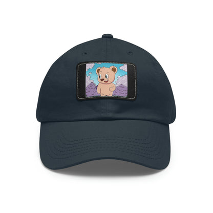 Dad Hat with Leather Patch