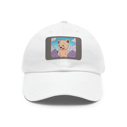 Dad Hat with Leather Patch