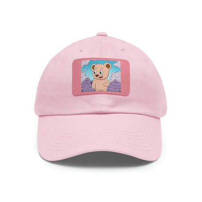 Dad Hat with Leather Patch