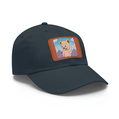 Dad Hat with Leather Patch