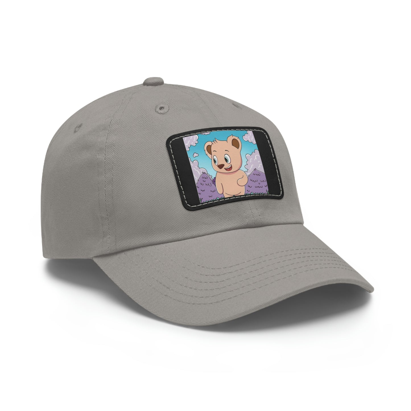 Dad Hat with Leather Patch