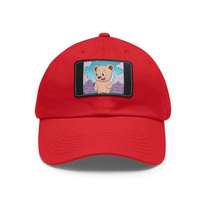 Dad Hat with Leather Patch