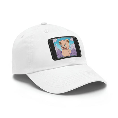 Dad Hat with Leather Patch