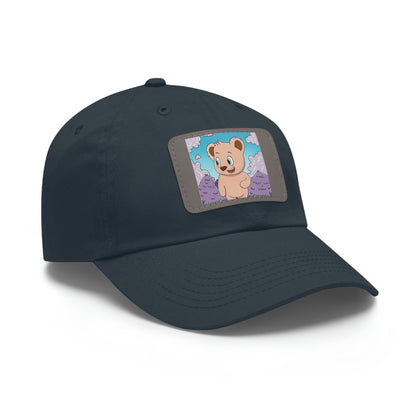 Dad Hat with Leather Patch