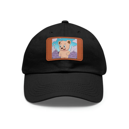 Dad Hat with Leather Patch